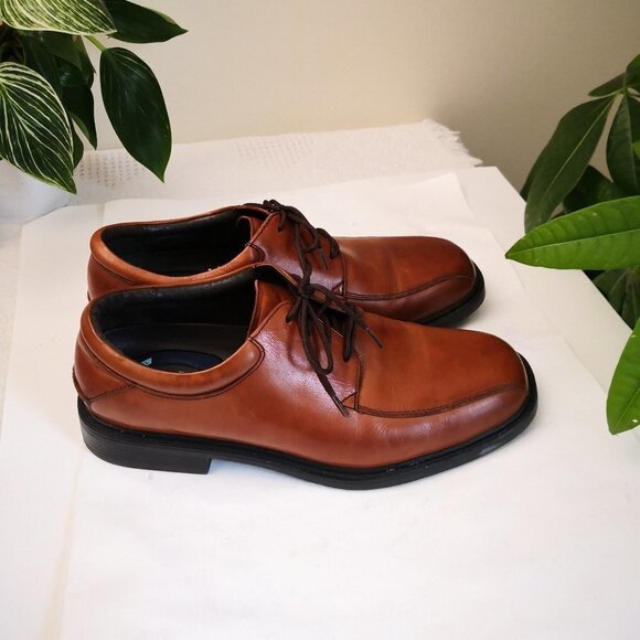 Nunn Bush Men's Kore Pro Bicycle Toe Oxford Cognac Size 8.5 - Picture 4 of 6